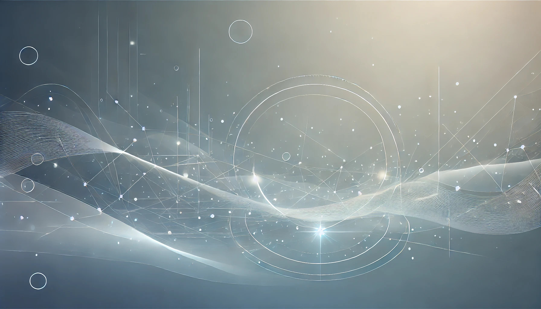 DALL·E 2024 07 14 23.49.48   An abstract minimalist sci fi scene featuring geometric shapes and lines with soft, glowing edges. The background has a gentle gradient with subtle st